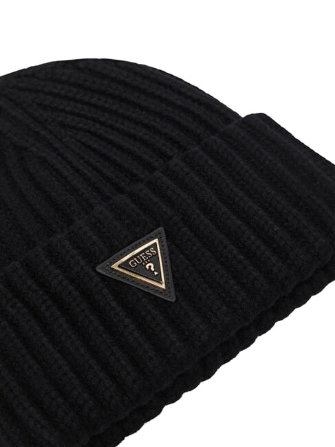 NOELLE 2 KNITTED Cappello con risvolto NERO - Cappelli
