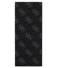 GUESS NOLANA 4G LOGO Sciarpa con frange coal - Sciarpe - 4
