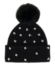 GUESS KNITTED Cappello con pon pon NERO - Cappelli - 2