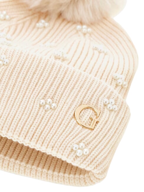 KNITTED Cappello con pon pon OFFWHITE - Cappelli