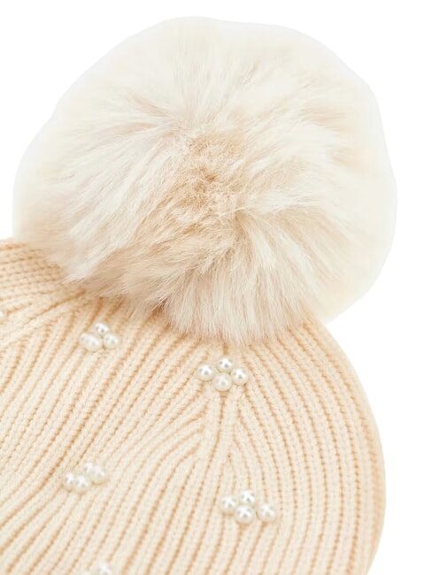 KNITTED Cappello con pon pon OFFWHITE - Cappelli