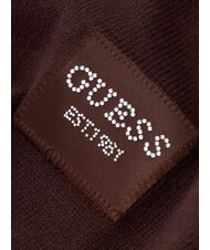 GUESS KNITTED Sciarpa con logo bitter brown - Sciarpe - 3