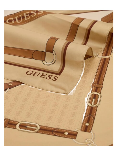 FRANCES Sciarpa con logo taupe/multi - Sciarpe