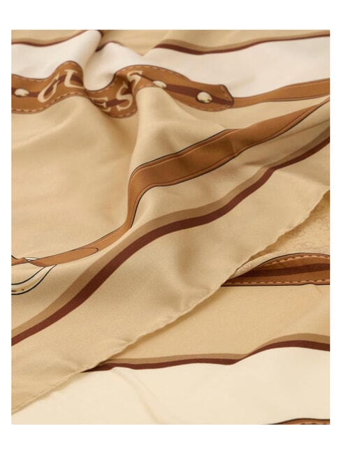 FRANCES Sciarpa con logo taupe/multi - Sciarpe