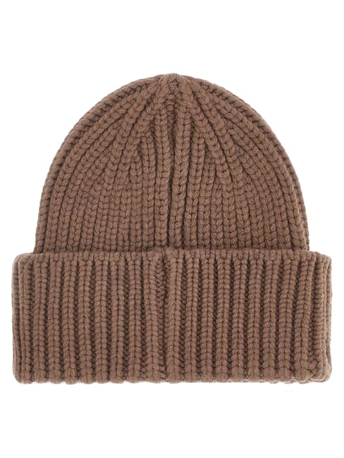 KNITTED Cappello con risvolto espresso - Cappelli