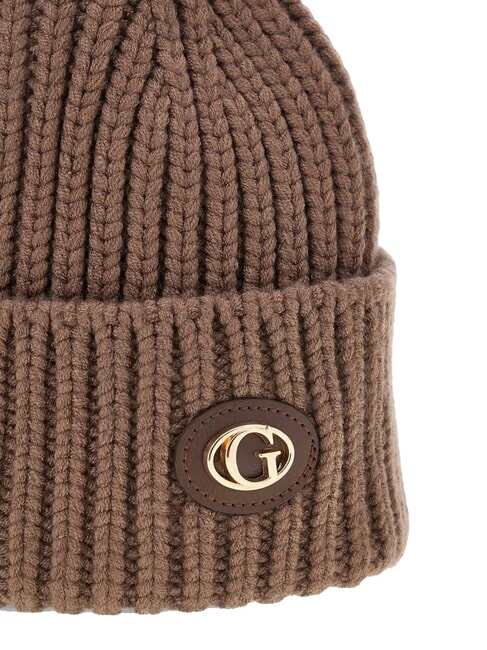 KNITTED Cappello con risvolto espresso - Cappelli