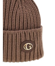 GUESS KNITTED Cappello con risvolto espresso - Cappelli - 3