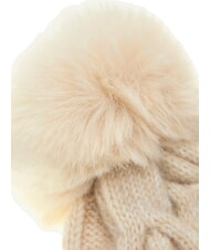 GUESS KNITTED Cappello con pon pon white - Cappelli - 4