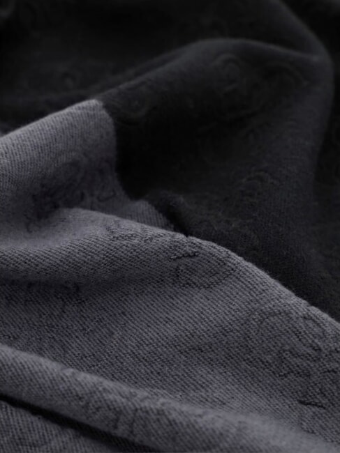 BASIC Sciarpa con frange blackmulti - Sciarpe