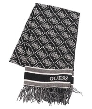 GUESS JACQUARD Sciarpa con frange black logo - Sciarpe - 2
