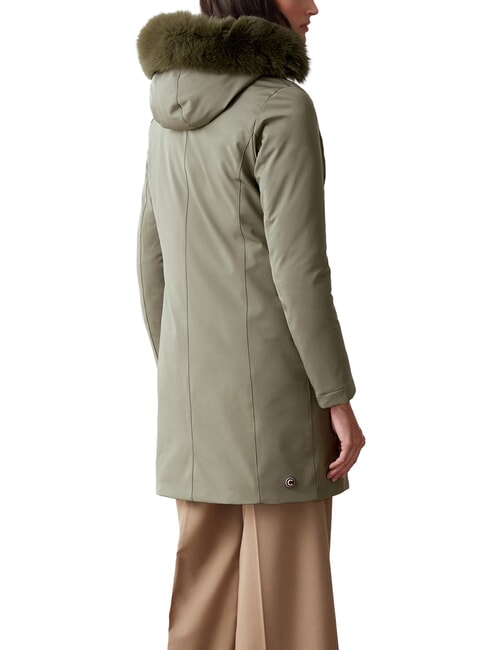 PURENESS Giacca con cappuccio mud - Piumini Donna