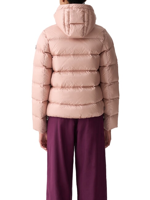 DELUXE Piumino donna con cappuccio vintage rose - Piumini Donna