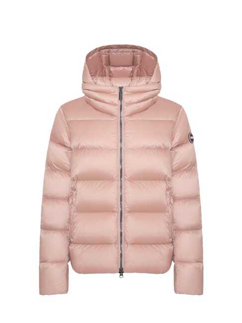 DELUXE Piumino donna con cappuccio vintage rose - Piumini Donna