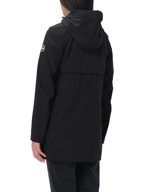 NEWFUTURITY Giacca lunga leggera con cappuccio black - Giacche Donna