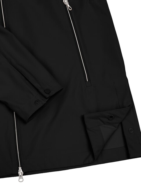 NEWFUTURITY Giacca lunga leggera con cappuccio black - Giacche Donna
