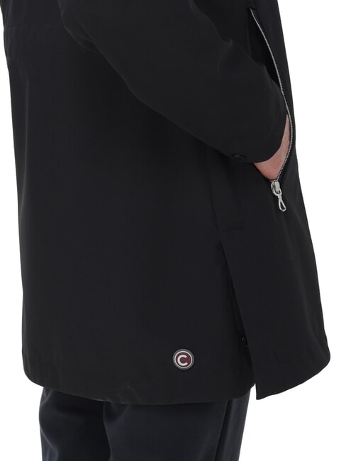 NEWFUTURITY Giacca lunga leggera con cappuccio black - Giacche Donna