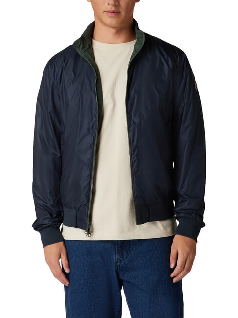 FIBERS Giacca reversibile botanical-navy blue - Giacche Uomo