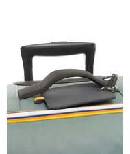 KWAY BLOSSAC  Trolley Bagaglio a Mano Impermeabile green balsam-black p - Bagagli a mano - 4