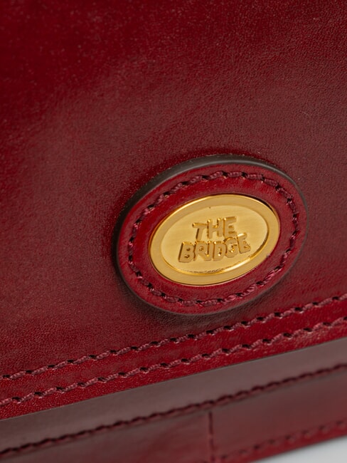 STORY DONNA Mini Bag a tracolla, in pelle barolo/oro - Borse Donna