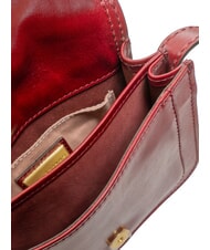 THE BRIDGE STORY DONNA Mini Bag a tracolla, in pelle barolo/oro - Borse Donna - 4