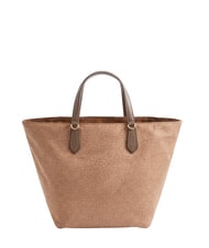 BORBONESE B-ESCAPE Borsa shopping a mano, con tracolla beige/castagno - Borse Donna - 3