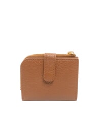 COCCINELLE METALLIC SOFT Mini Portafoglio in pelle cognac - Portafogli Donna - 3