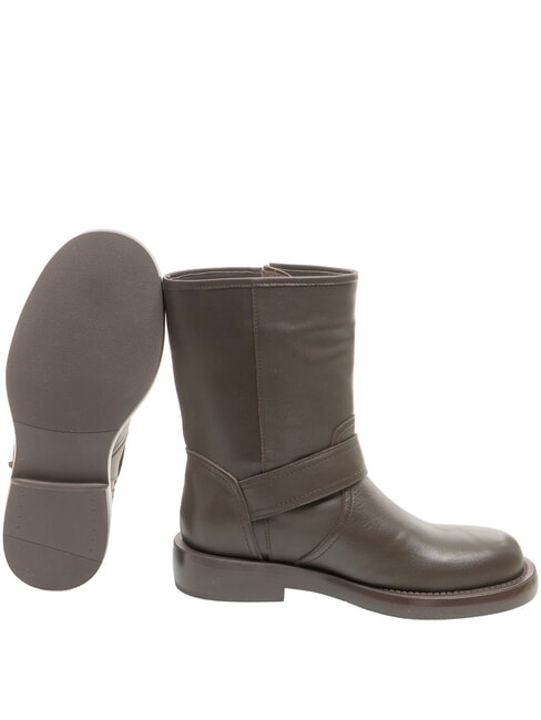 LOLA Stivaletti in pelle coffee - Scarpe Donna