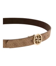 GUESS CLASSIC Cintura reversibile e regolabile LATTE LOGO - Cinture - 4