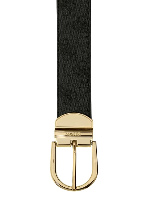YVONNE LOGO Cintura reversibile coal - Cinture