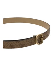 GUESS CLASSIC Cintura reversibile LATTE LOGO - Cinture - 4
