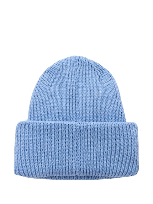 F-EVEI Cappello con risvolto, misto lana faded denim - Cappelli
