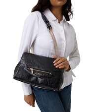 GUESS ANTONIA Borsa a tracolla regolabile NERO - Borse Donna - 2