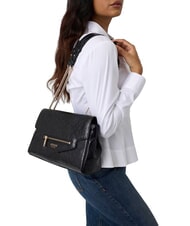 GUESS ANTONIA Borsa a tracolla regolabile NERO - Borse Donna - 5