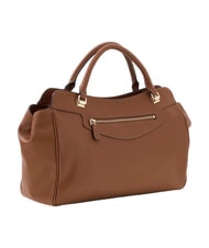 GUESS ANTONIA Borsa bauletto a mano, con tracolla COGNAC - Borse Donna - 3