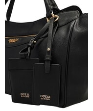 GUESS ANTONIA Borsa bauletto a mano, con tracolla NERO - Borse Donna - 4