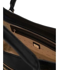 GUESS ANTONIA Borsa bauletto a mano, con tracolla NERO - Borse Donna - 6