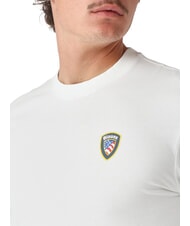 BLAUER IRVING NEW T-Shirt in cotone bianco neve - T-shirt Uomo - 3
