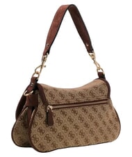 GUESS SAMANTHA Borsa a spalla, con tracolla latte logo/brown - Borse Donna - 2