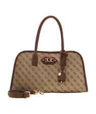 GUESS SAMANTHA Borsa mano, con tracolla latte logo/brown - Borse Donna - 4