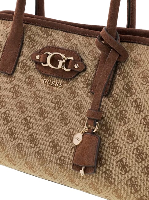SAMANTHA Borsa mano, con tracolla latte logo/brown - Borse Donna