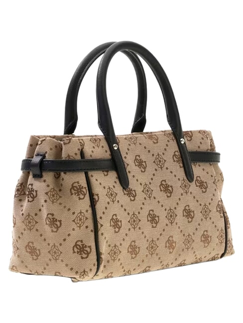 DOROTHY Borsa bauletto a mano, con tracolla latte logo/black - Borse Donna