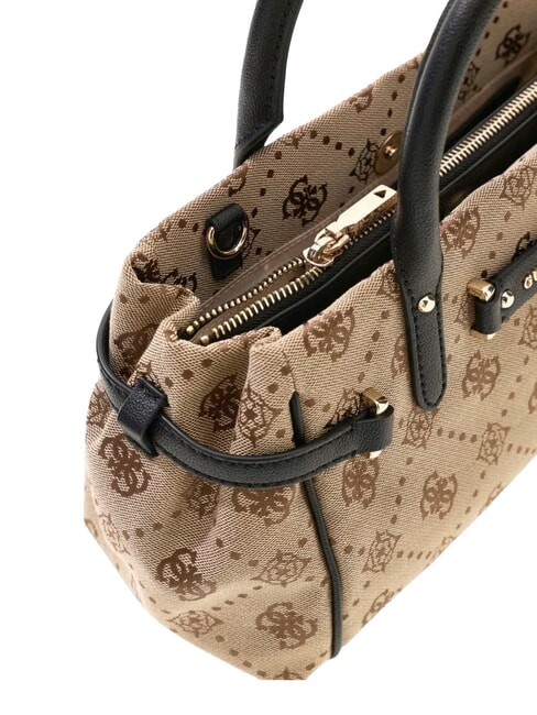 DOROTHY Borsa bauletto a mano, con tracolla latte logo/black - Borse Donna