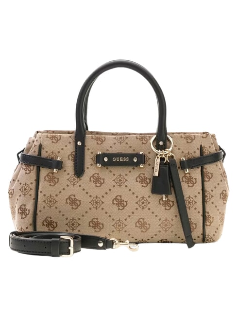 DOROTHY Borsa bauletto a mano, con tracolla latte logo/black - Borse Donna