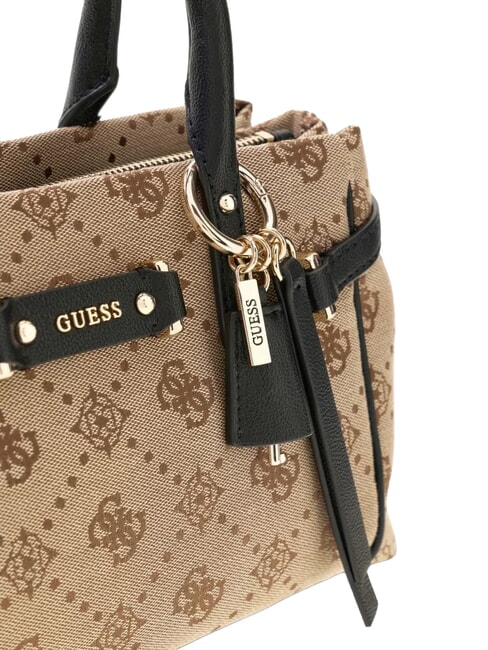 DOROTHY Borsa bauletto a mano, con tracolla latte logo/black - Borse Donna