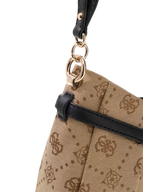 DOROTHY Borsa a spalla latte logo/black - Borse Donna