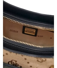 GUESS DOROTHY Borsa a spalla latte logo/black - Borse Donna - 5