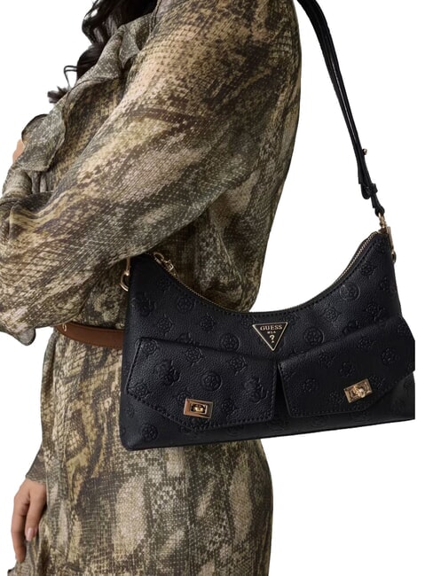 BLAKE Borsa a spalla black logo - Borse Donna