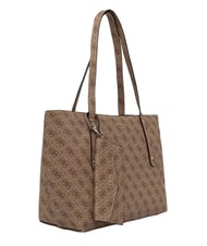 GUESS BRENTON Borsa a spalla LATTE LOGO - Borse Donna - 2