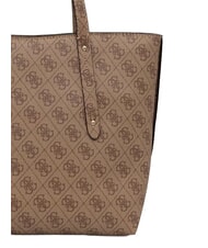 GUESS BRENTON Borsa a spalla LATTE LOGO - Borse Donna - 3