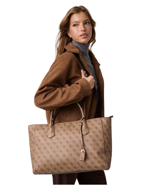 MARISSA Borsa shopping a mano, con tracolla LATTE LOGO - Borse Donna
